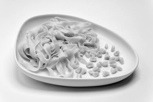 "Pasta al dente" un plato de espaguetis italianos en su punto