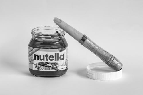 Desayuno, Merienda, Dedo, Nutella, 